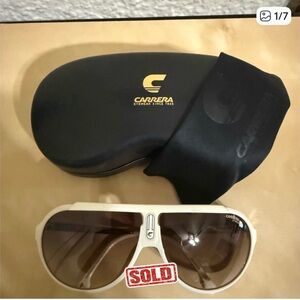 Authentic Carrera Brown Gradient Pilot Unisex Sunglasses